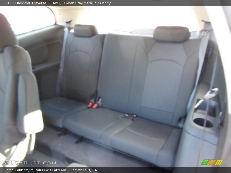 Cyber Gray Metallic / Ebony 2013 Chevrolet Traverse LT AWD