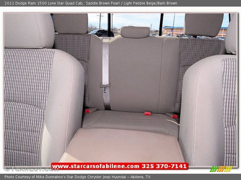 Saddle Brown Pearl / Light Pebble Beige/Bark Brown 2011 Dodge Ram 1500 Lone Star Quad Cab