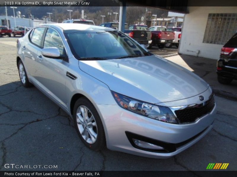 Bright Silver Metallic / Gray 2013 Kia Optima EX