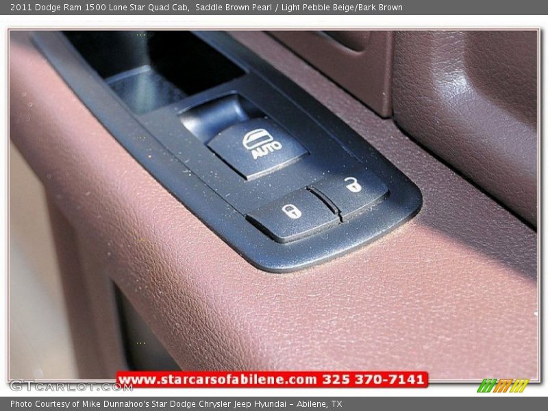 Saddle Brown Pearl / Light Pebble Beige/Bark Brown 2011 Dodge Ram 1500 Lone Star Quad Cab