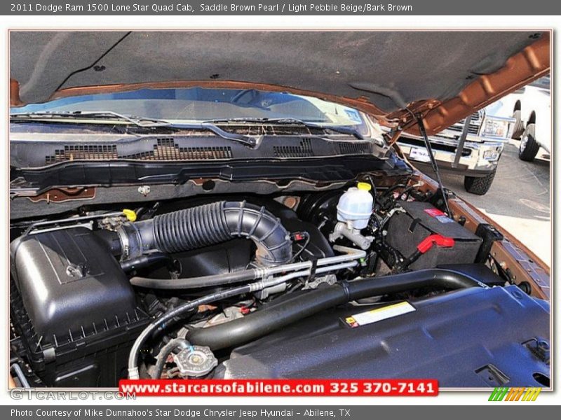 Saddle Brown Pearl / Light Pebble Beige/Bark Brown 2011 Dodge Ram 1500 Lone Star Quad Cab