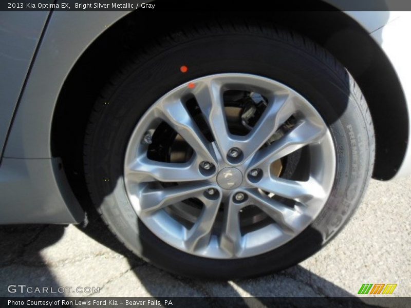 Bright Silver Metallic / Gray 2013 Kia Optima EX