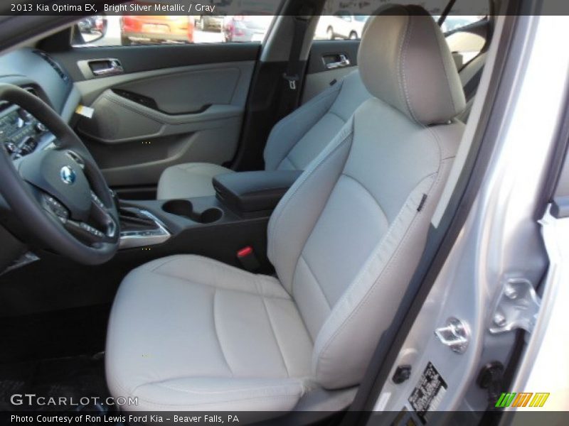Bright Silver Metallic / Gray 2013 Kia Optima EX