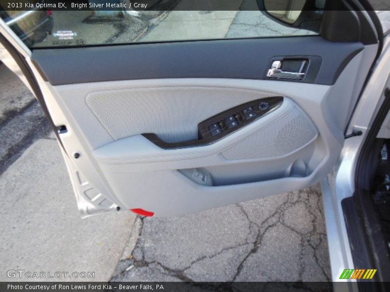 Bright Silver Metallic / Gray 2013 Kia Optima EX