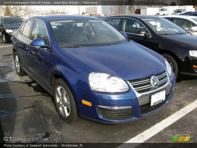 Laser Blue Metallic / Anthracite 2009 Volkswagen Jetta SE Sedan