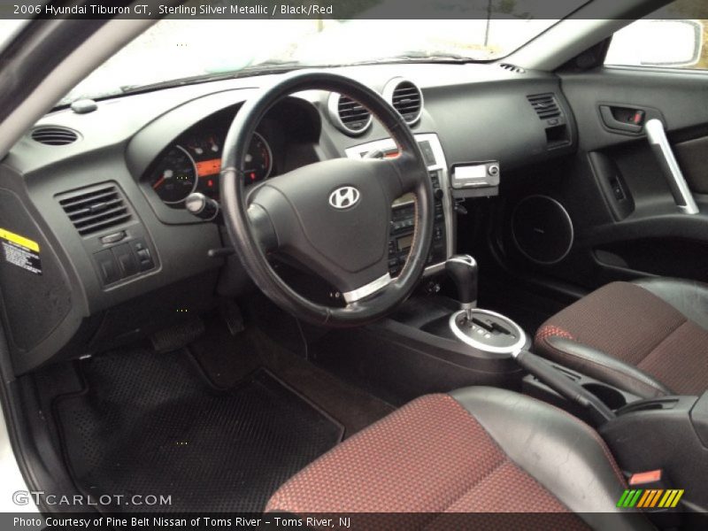  2006 Tiburon GT Black/Red Interior