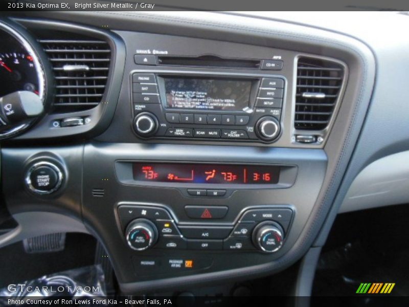 Bright Silver Metallic / Gray 2013 Kia Optima EX