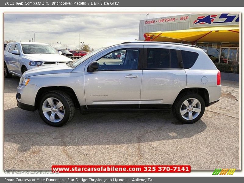 Bright Silver Metallic / Dark Slate Gray 2011 Jeep Compass 2.0