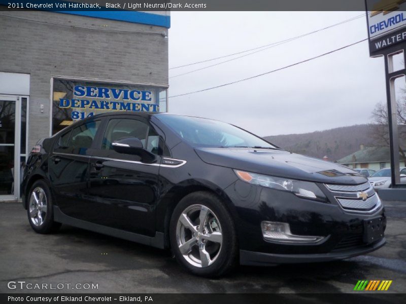 Black / Light Neutral/Dark Accents 2011 Chevrolet Volt Hatchback