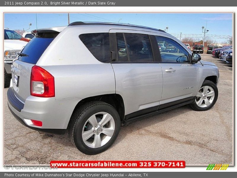Bright Silver Metallic / Dark Slate Gray 2011 Jeep Compass 2.0