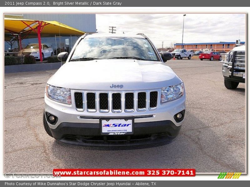 Bright Silver Metallic / Dark Slate Gray 2011 Jeep Compass 2.0