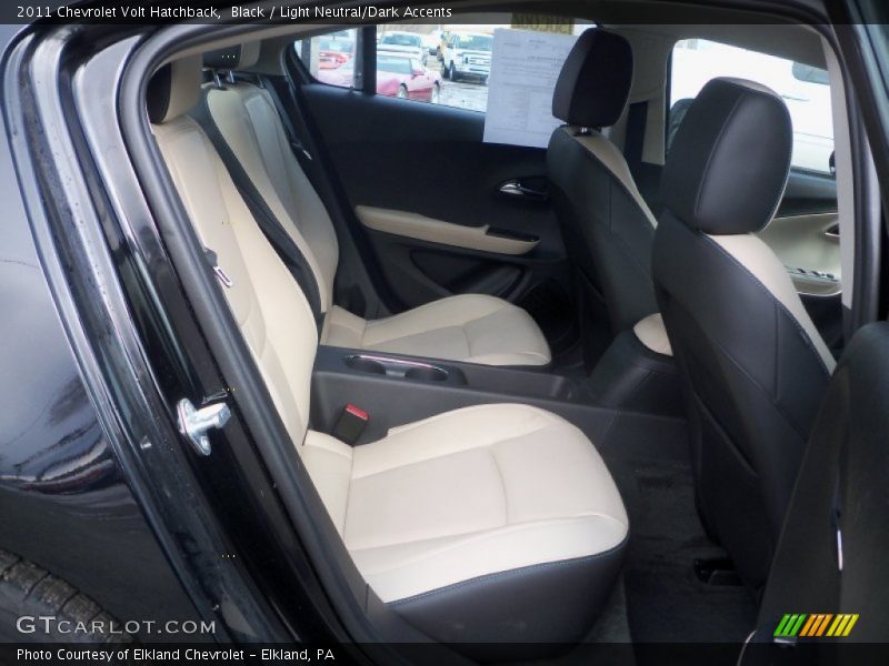 Rear Seat of 2011 Volt Hatchback