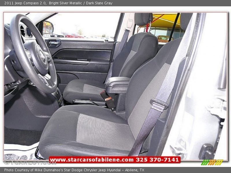 Bright Silver Metallic / Dark Slate Gray 2011 Jeep Compass 2.0