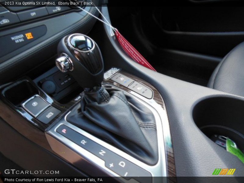 Ebony Black / Black 2013 Kia Optima SX Limited