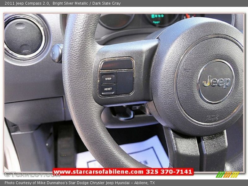 Bright Silver Metallic / Dark Slate Gray 2011 Jeep Compass 2.0