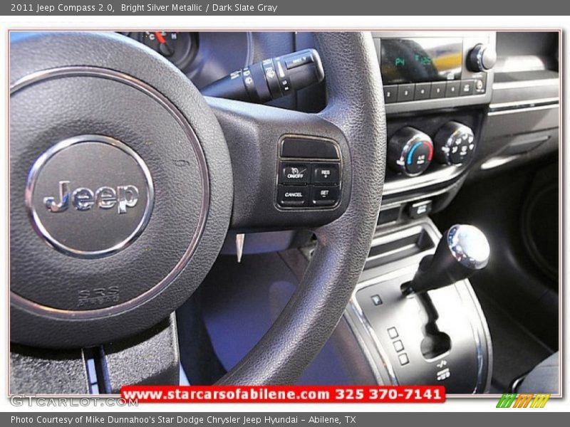 Bright Silver Metallic / Dark Slate Gray 2011 Jeep Compass 2.0