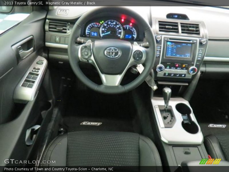 Magnetic Gray Metallic / Black 2013 Toyota Camry SE