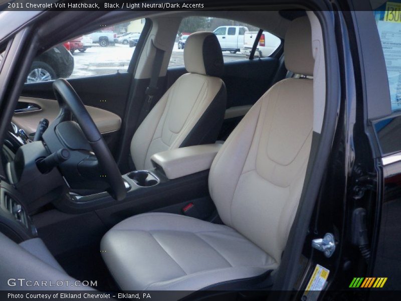 Front Seat of 2011 Volt Hatchback