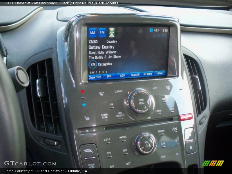 Controls of 2011 Volt Hatchback