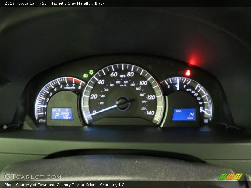 Magnetic Gray Metallic / Black 2013 Toyota Camry SE