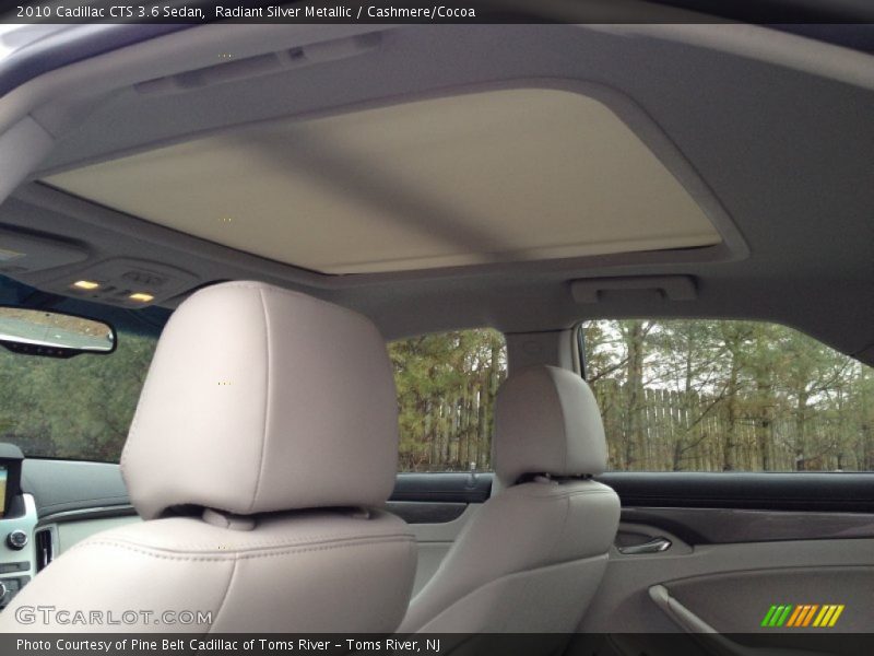 Radiant Silver Metallic / Cashmere/Cocoa 2010 Cadillac CTS 3.6 Sedan