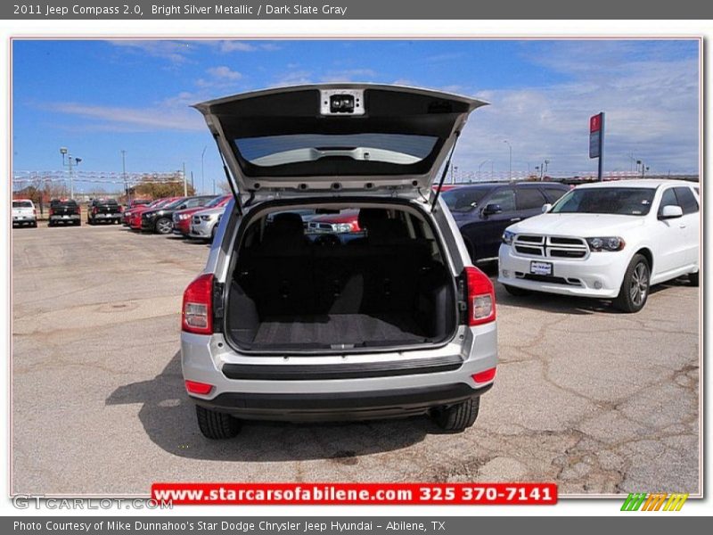 Bright Silver Metallic / Dark Slate Gray 2011 Jeep Compass 2.0