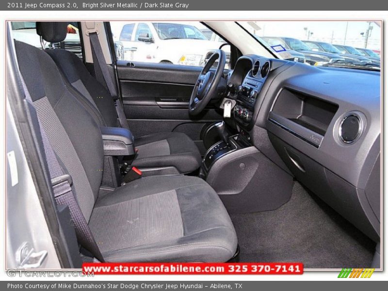 Bright Silver Metallic / Dark Slate Gray 2011 Jeep Compass 2.0