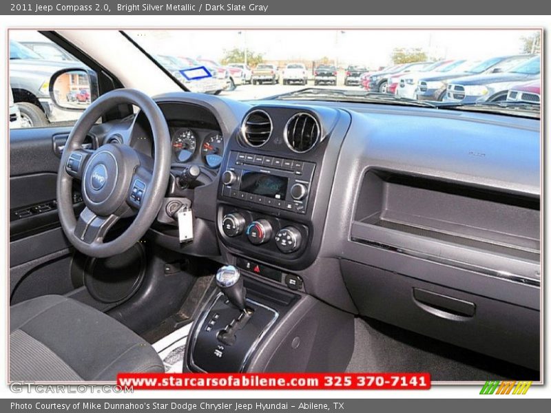 Bright Silver Metallic / Dark Slate Gray 2011 Jeep Compass 2.0