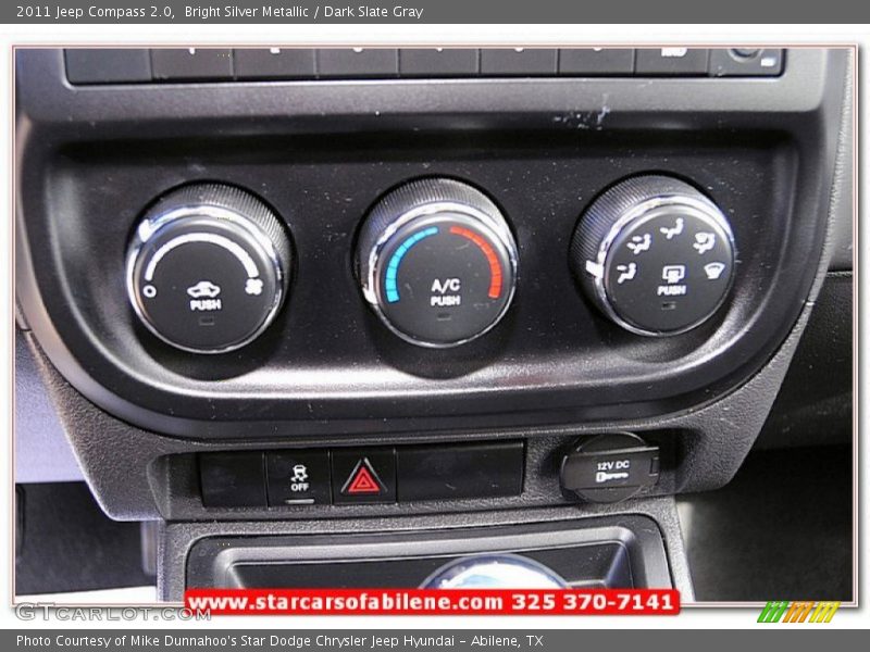 Bright Silver Metallic / Dark Slate Gray 2011 Jeep Compass 2.0