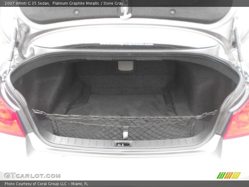 Platinum Graphite Metallic / Stone Gray 2007 Infiniti G 35 Sedan