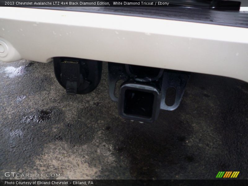 White Diamond Tricoat / Ebony 2013 Chevrolet Avalanche LTZ 4x4 Black Diamond Edition