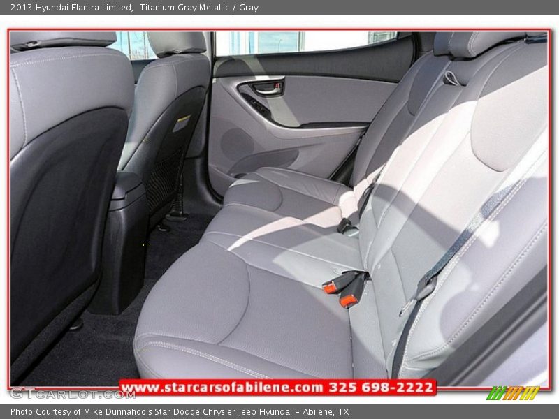 Titanium Gray Metallic / Gray 2013 Hyundai Elantra Limited