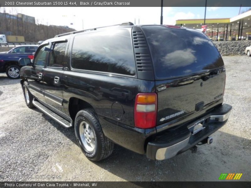 Black / Gray/Dark Charcoal 2003 Chevrolet Suburban 1500 LS 4x4