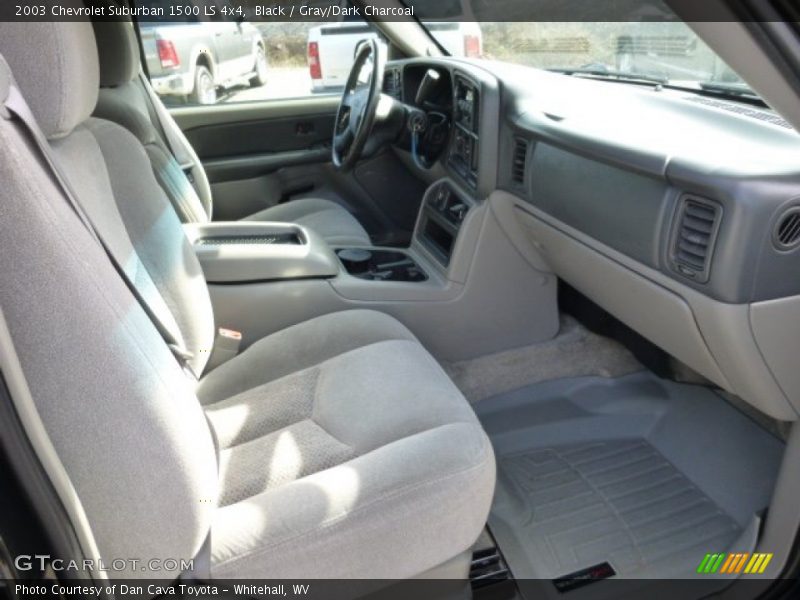 Black / Gray/Dark Charcoal 2003 Chevrolet Suburban 1500 LS 4x4