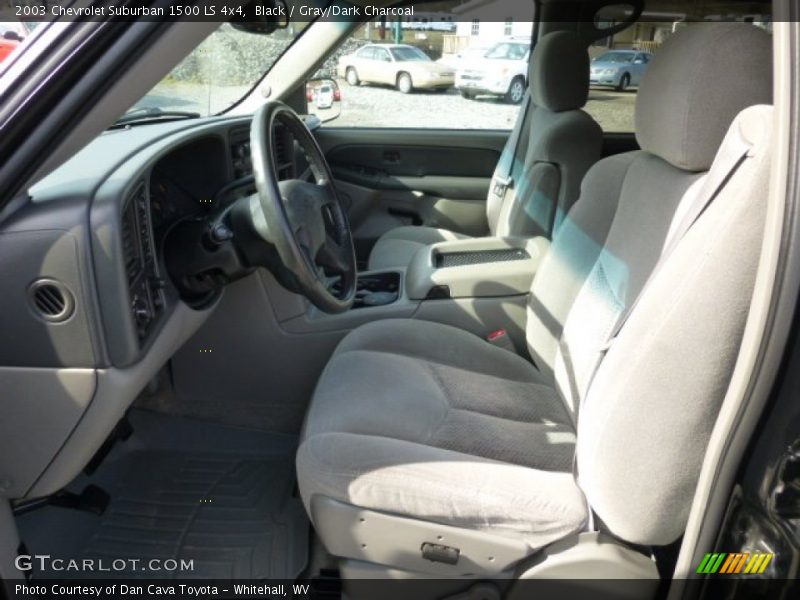 Black / Gray/Dark Charcoal 2003 Chevrolet Suburban 1500 LS 4x4
