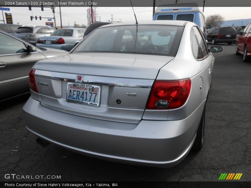 Silver Platinum / Gray 2004 Saturn L300 2 Sedan