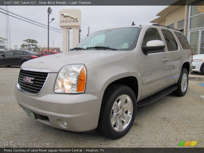 Silver Birch Metallic / Light Titanium 2007 GMC Yukon SLT