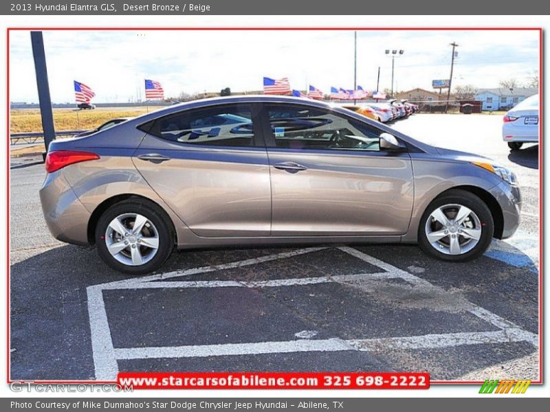 Desert Bronze / Beige 2013 Hyundai Elantra GLS