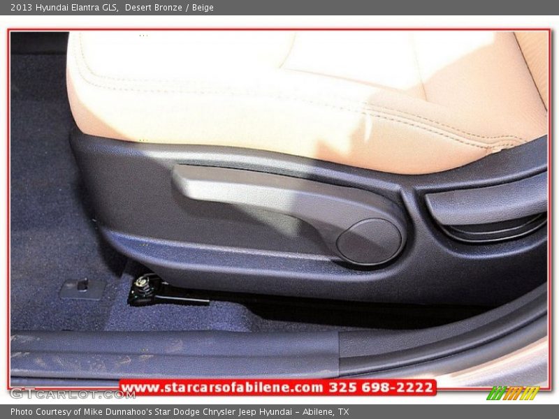 Desert Bronze / Beige 2013 Hyundai Elantra GLS