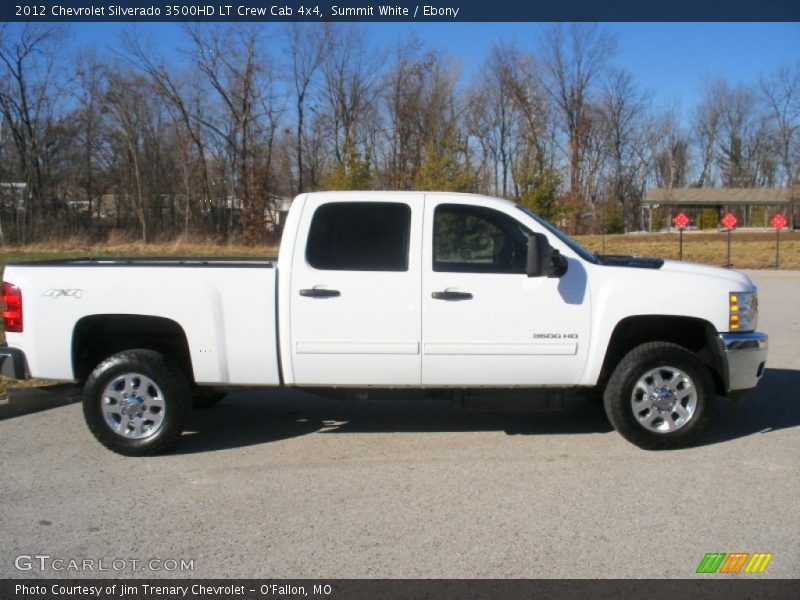 Summit White / Ebony 2012 Chevrolet Silverado 3500HD LT Crew Cab 4x4