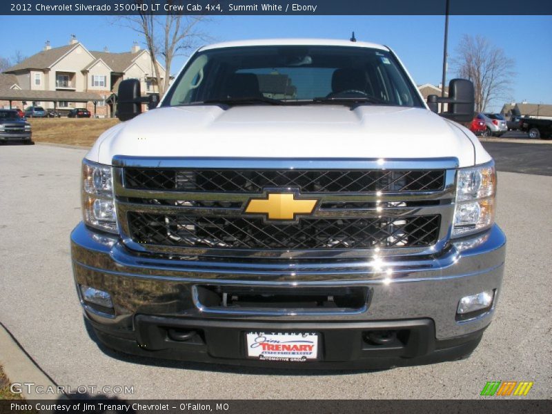 Summit White / Ebony 2012 Chevrolet Silverado 3500HD LT Crew Cab 4x4