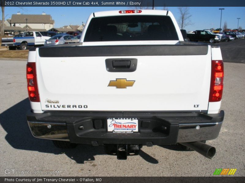 Summit White / Ebony 2012 Chevrolet Silverado 3500HD LT Crew Cab 4x4