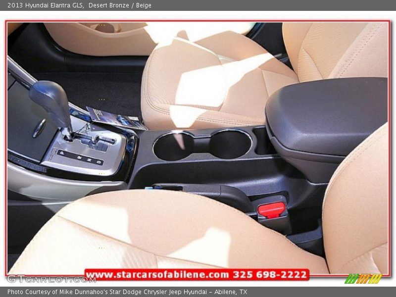Desert Bronze / Beige 2013 Hyundai Elantra GLS