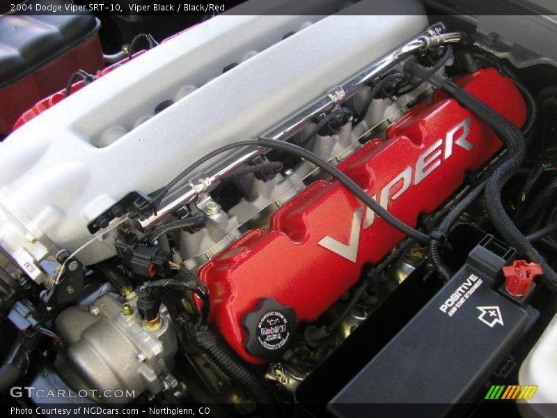 Viper Black / Black/Red 2004 Dodge Viper SRT-10