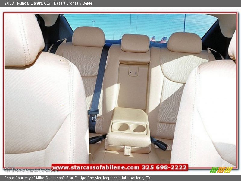 Desert Bronze / Beige 2013 Hyundai Elantra GLS