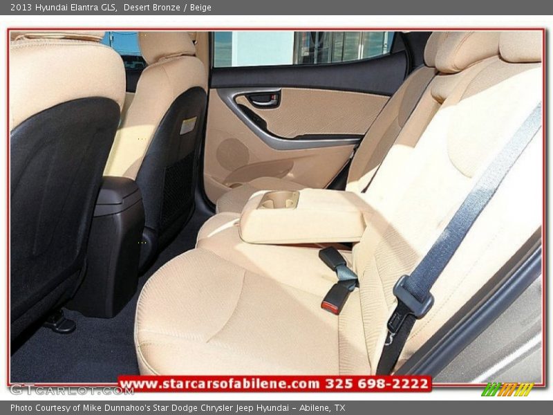 Desert Bronze / Beige 2013 Hyundai Elantra GLS