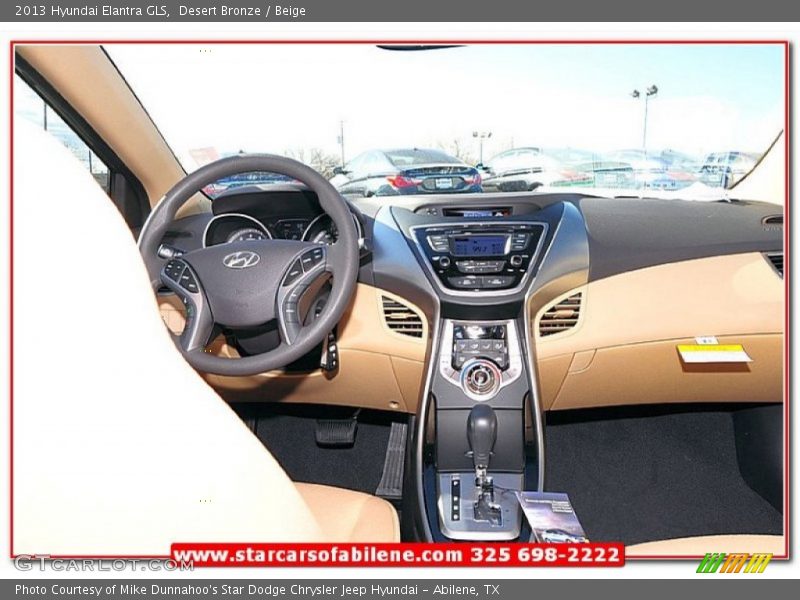 Desert Bronze / Beige 2013 Hyundai Elantra GLS