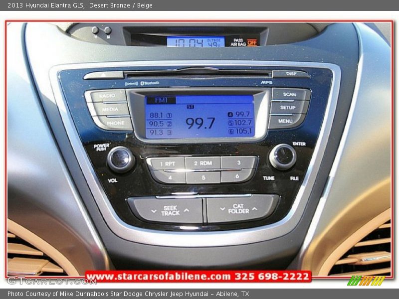 Desert Bronze / Beige 2013 Hyundai Elantra GLS