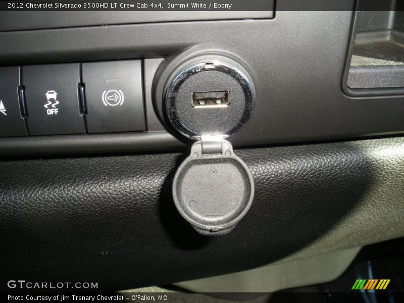 Summit White / Ebony 2012 Chevrolet Silverado 3500HD LT Crew Cab 4x4