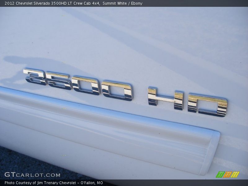 Summit White / Ebony 2012 Chevrolet Silverado 3500HD LT Crew Cab 4x4